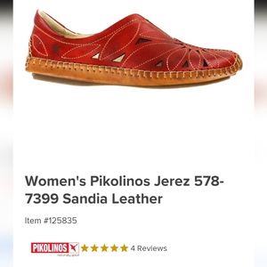 Pikolinos Jerez Sandia leather shoes